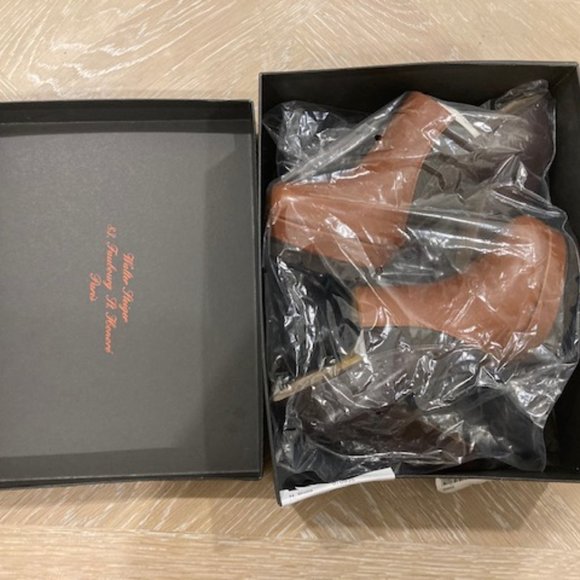 New NIB Walter Steiger Sz EU 35 (US 5) Brown Boots Platform Booties Fall Winter - Picture 3 of 12